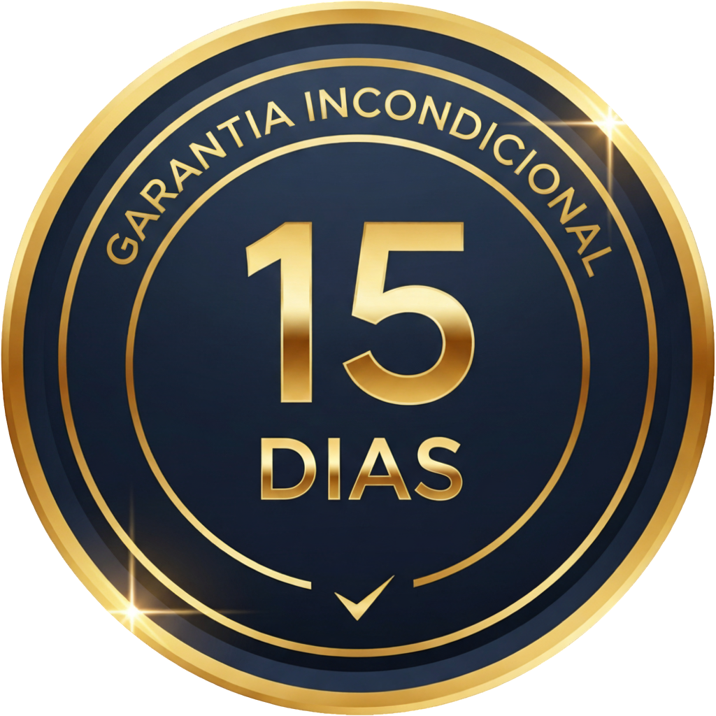 Selo de Garantia Incondicional de 15 Dias